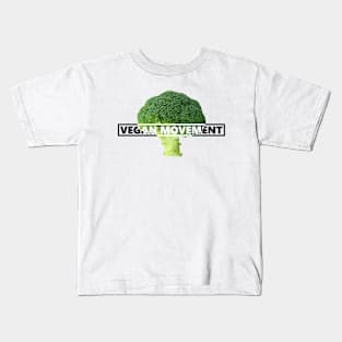 Vegan Movement Broccoli Kids T-Shirt